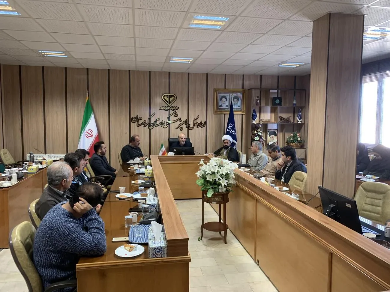 شورای اقامه نماز اداره کل دامپزشکی کردستان برگزار شد
