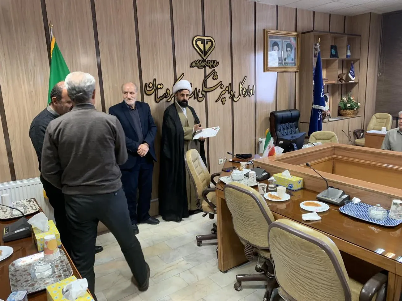 شورای اقامه نماز اداره کل دامپزشکی کردستان برگزار شد