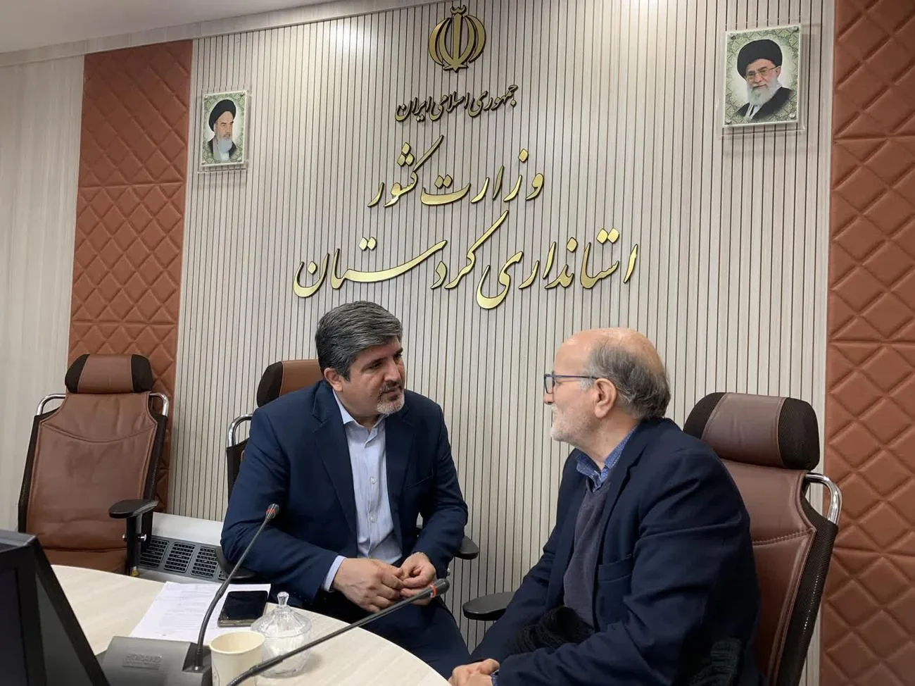 مدیر ستاد اقامه نماز با معاون عمرانی استانداری کردستان دیدار کرد