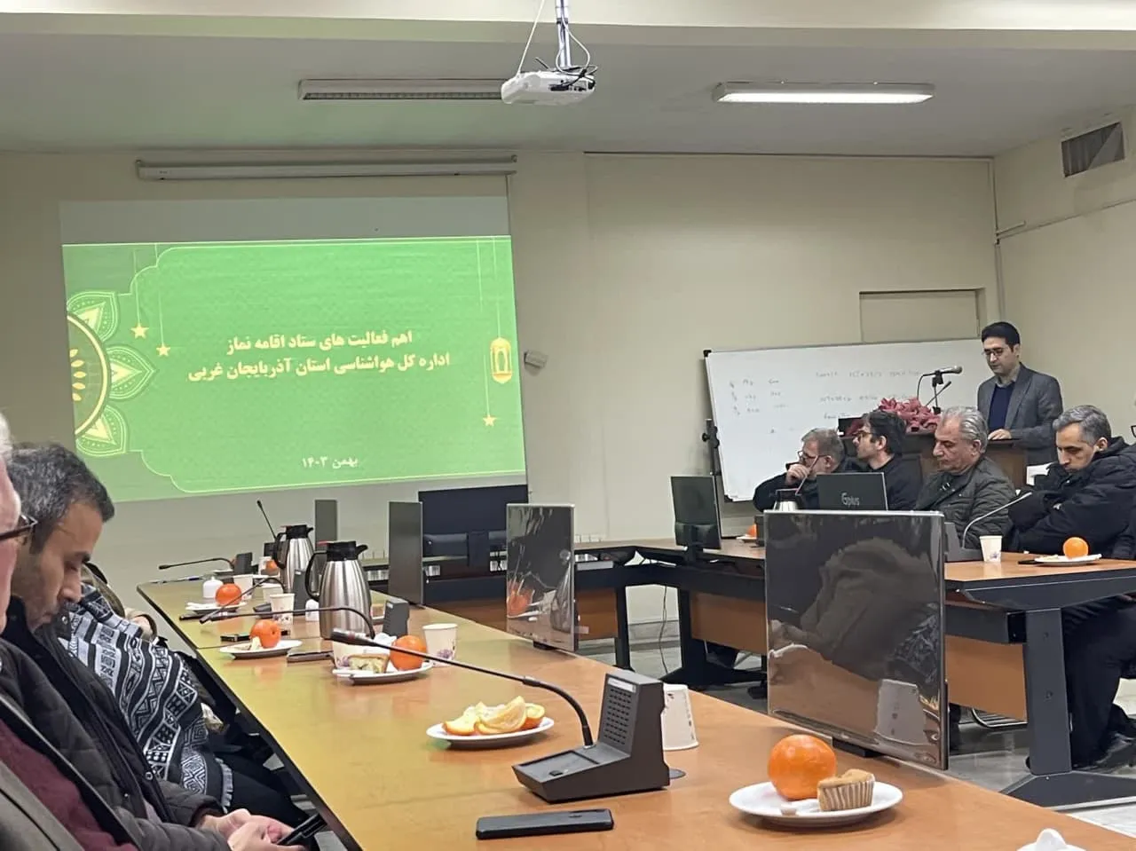 جلسه شورای اقامه نماز اداره کل هواشناسی استان آذربایجان غربی برگزار شد