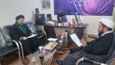 دیدار دبیر اقامه نماز سازمان تبلیغات کشور با مدیر ستاد اقامه نماز چهارمحال و بختیاری