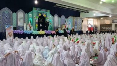 جشن بندگی دانش آموزان گلپایگان اصفهان