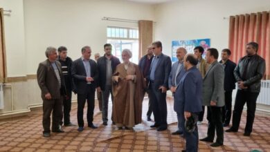 نمازخانه مدرسه خمسه شهرستان زبرخان افتتاح شد