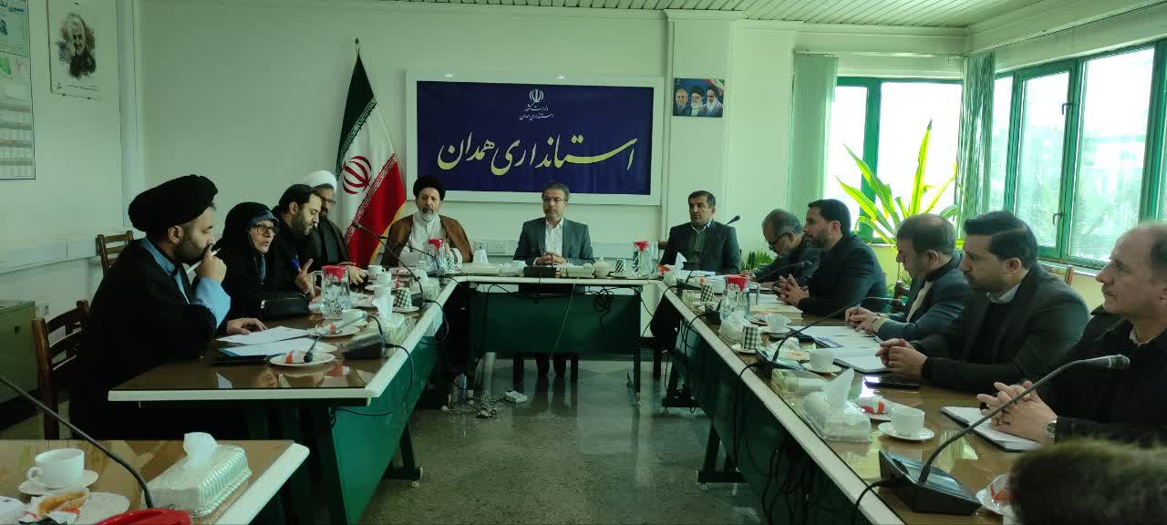 جلسه هماهنگی وبرنامه ریزی شورای اقامه نماز روستایی در همدان برگزار شد