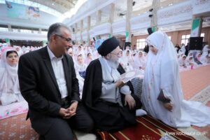 جشن عبادت ۲۰ هزار دانش‌آموز گلستانی برگزار شد