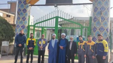 بازدید دبیر ستاد اقامه نماز شهرستان علی آباد کتول از نمازخانه های بین راهی