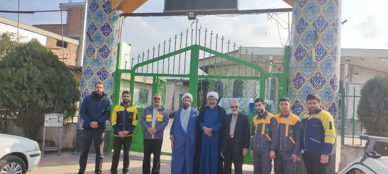 بازدید دبیر ستاد اقامه نماز شهرستان علی آباد کتول از نمازخانه های بین راهی