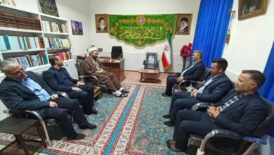 دیدار شهرداران با امام جمعه شهرستان خداآفرین