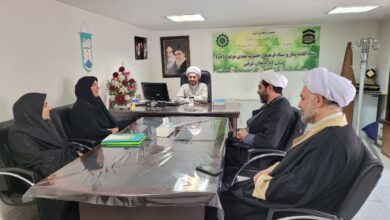 جلسه مدیر ستاد اقامه نماز با دبیر بهزیستی استان