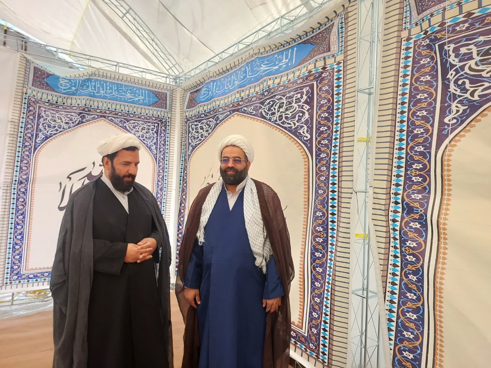 از نمازخانه ها بین راهی و خیمه های موقت اقامه نماز در شهرستان شهرکرد بازدید شد