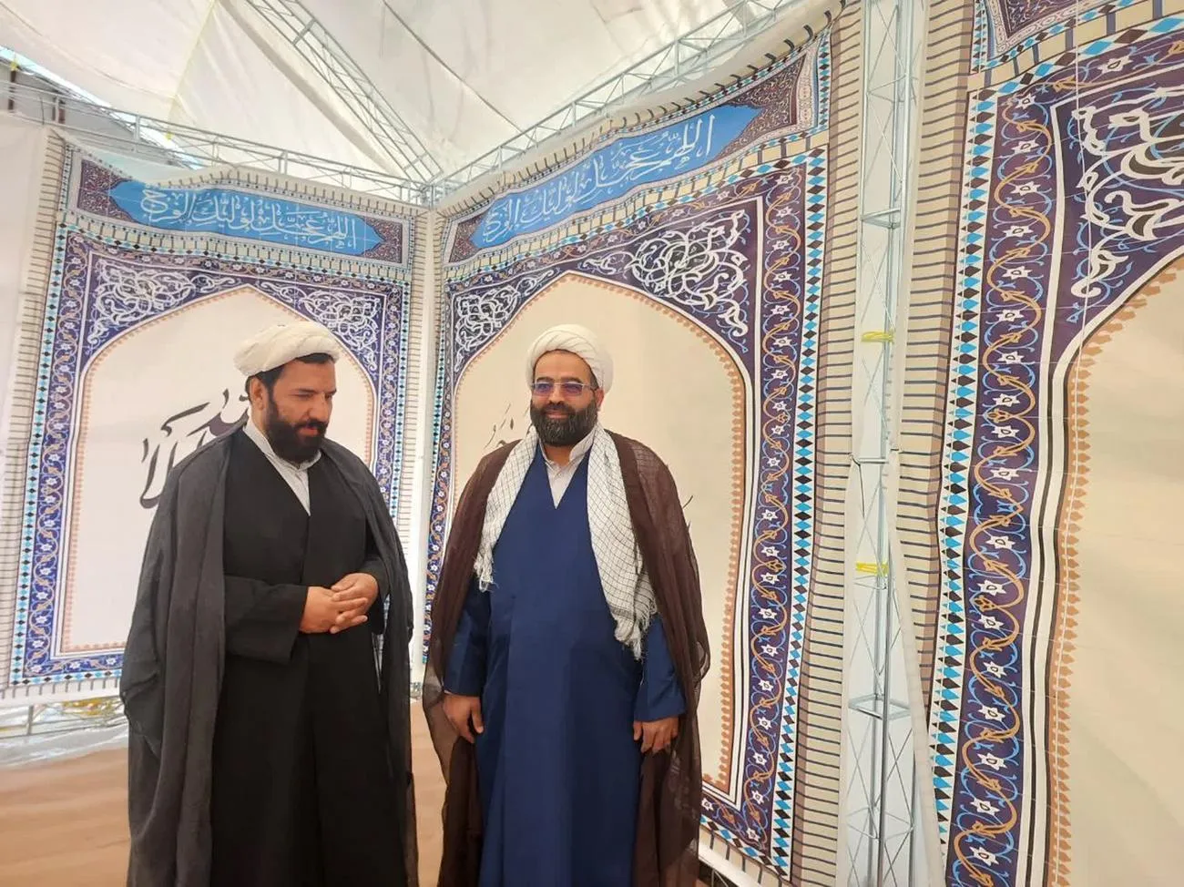 از نمازخانه ها بین راهی و خیمه های موقت اقامه نماز در شهرستان شهرکرد بازدید شد