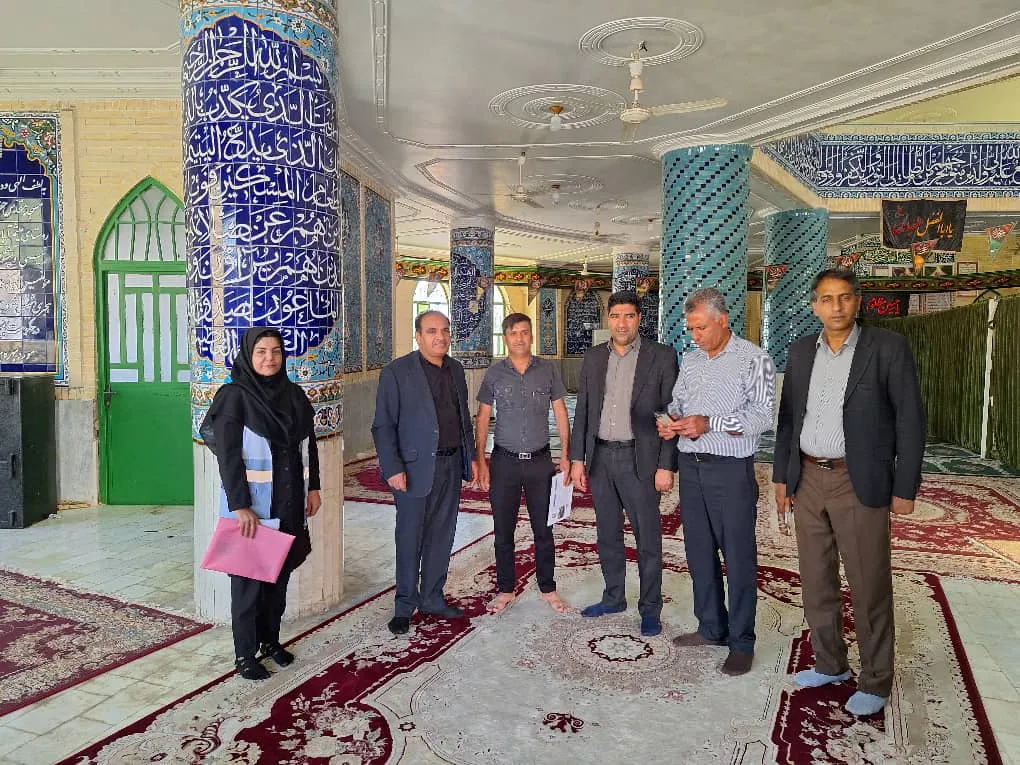 بازدید از مساجد بین راهی شهرستان عنبرآباد