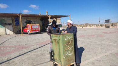 بازدید از مساجد بین راهی مسیر کرمان،زرند و راور