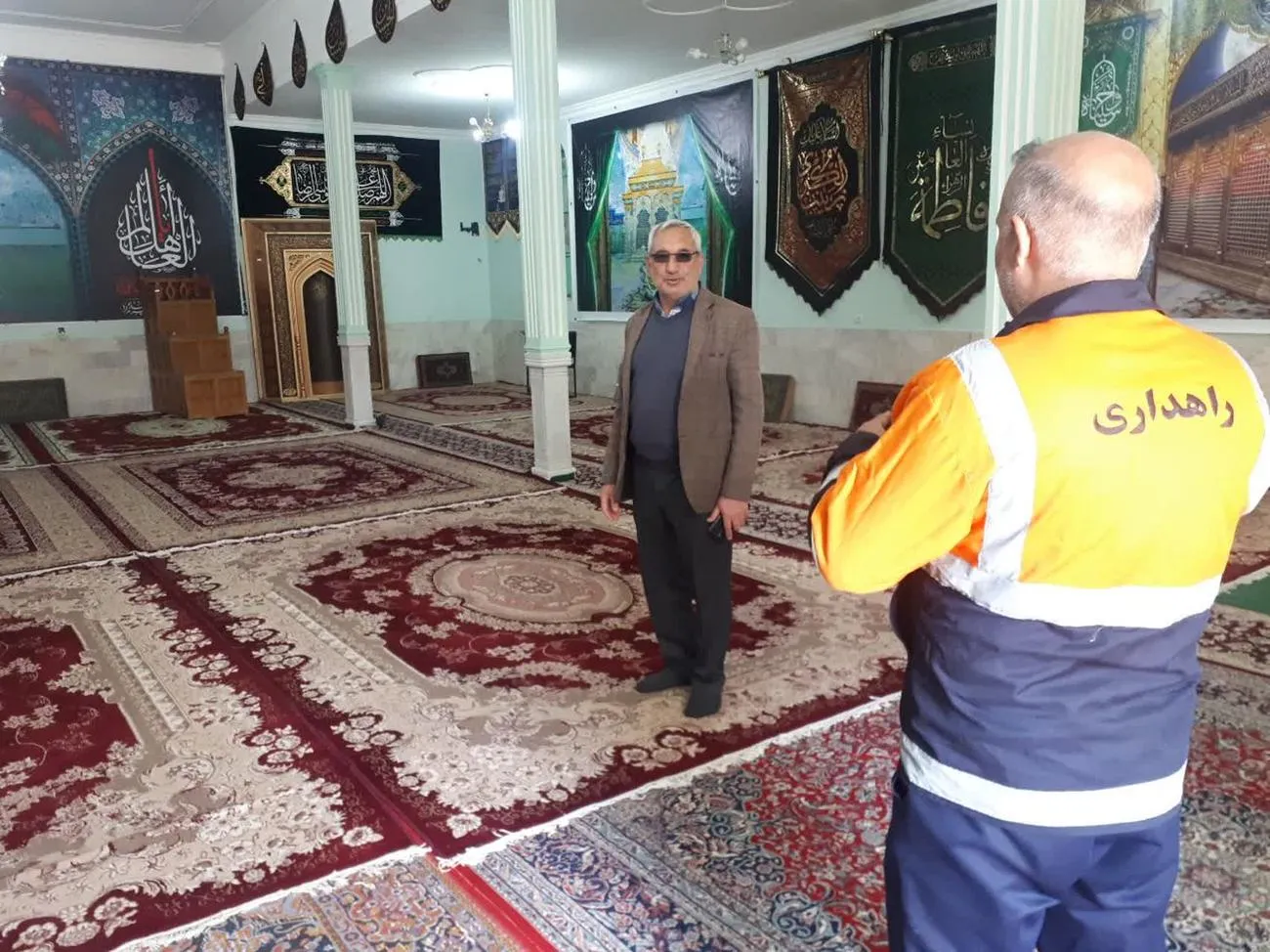 بازدید از مساجد بین راهی مسیر بردسیر کرمان