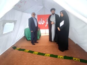 بازدید دبیران شهرستانهای مازندران از نمازخانه های بین راهی بمناسبت طرح نوروزی