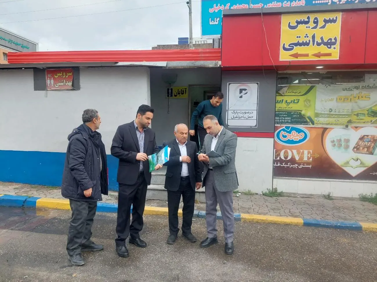 بازدید دبیران شهرستانهای مازندران از نمازخانه های بین راهی بمناسبت طرح نوروزی