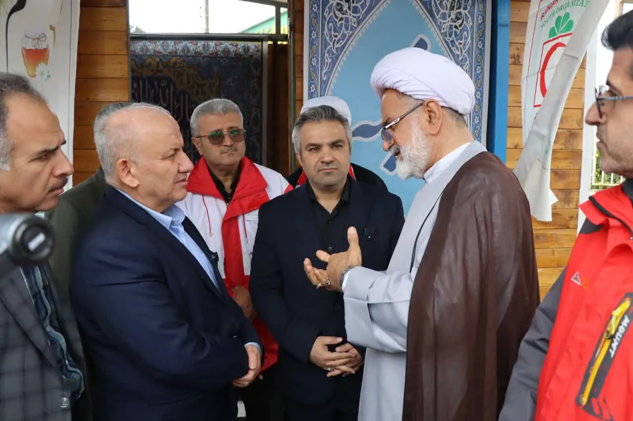 بازدید استاندار مازندران از نمازخانه های کمپ های نوروزی استان 