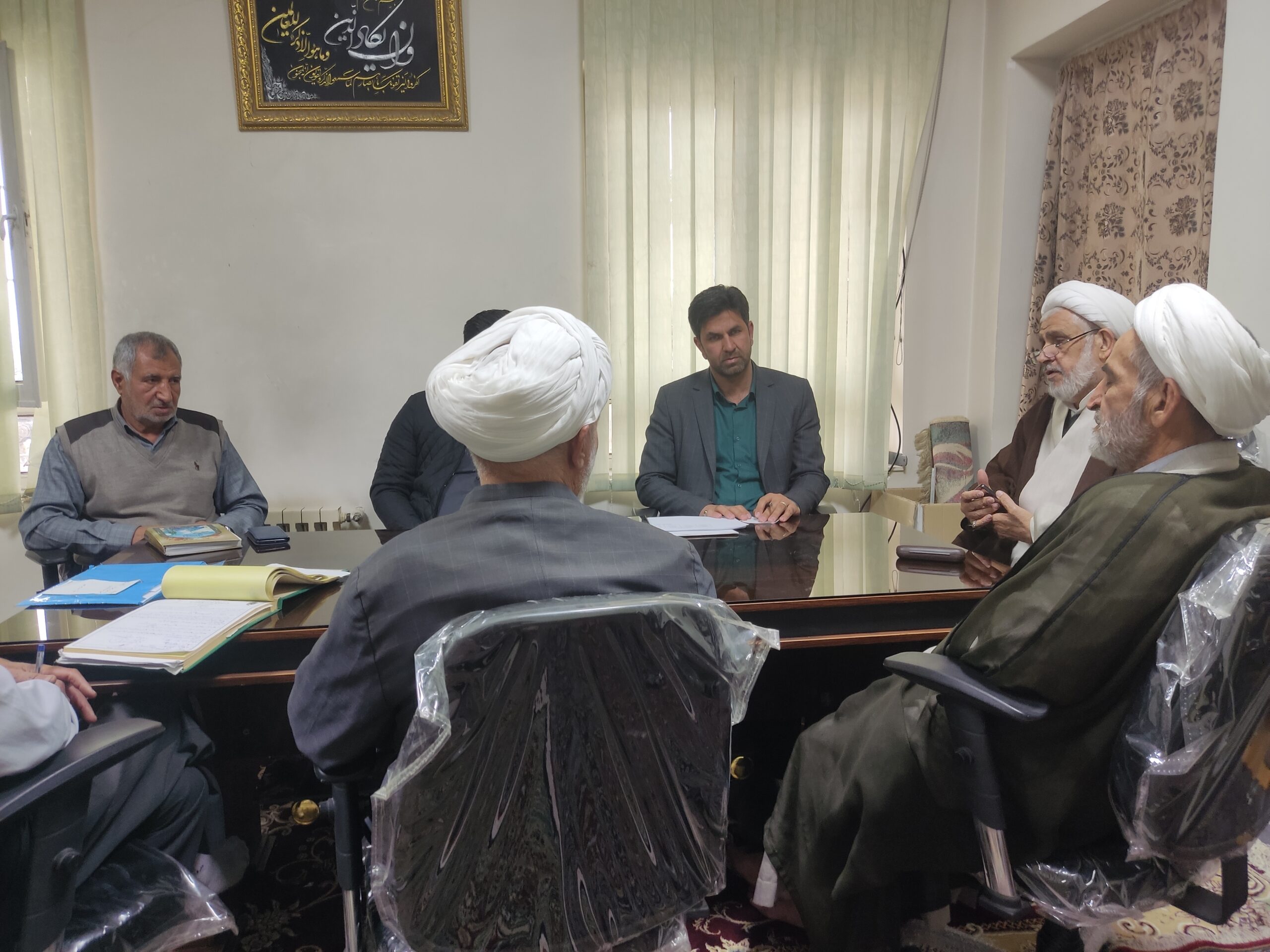 بازدید مدیر ستاد اقامه نماز استان از مسجد بین راهی باب الحوائج نی بید کرمان