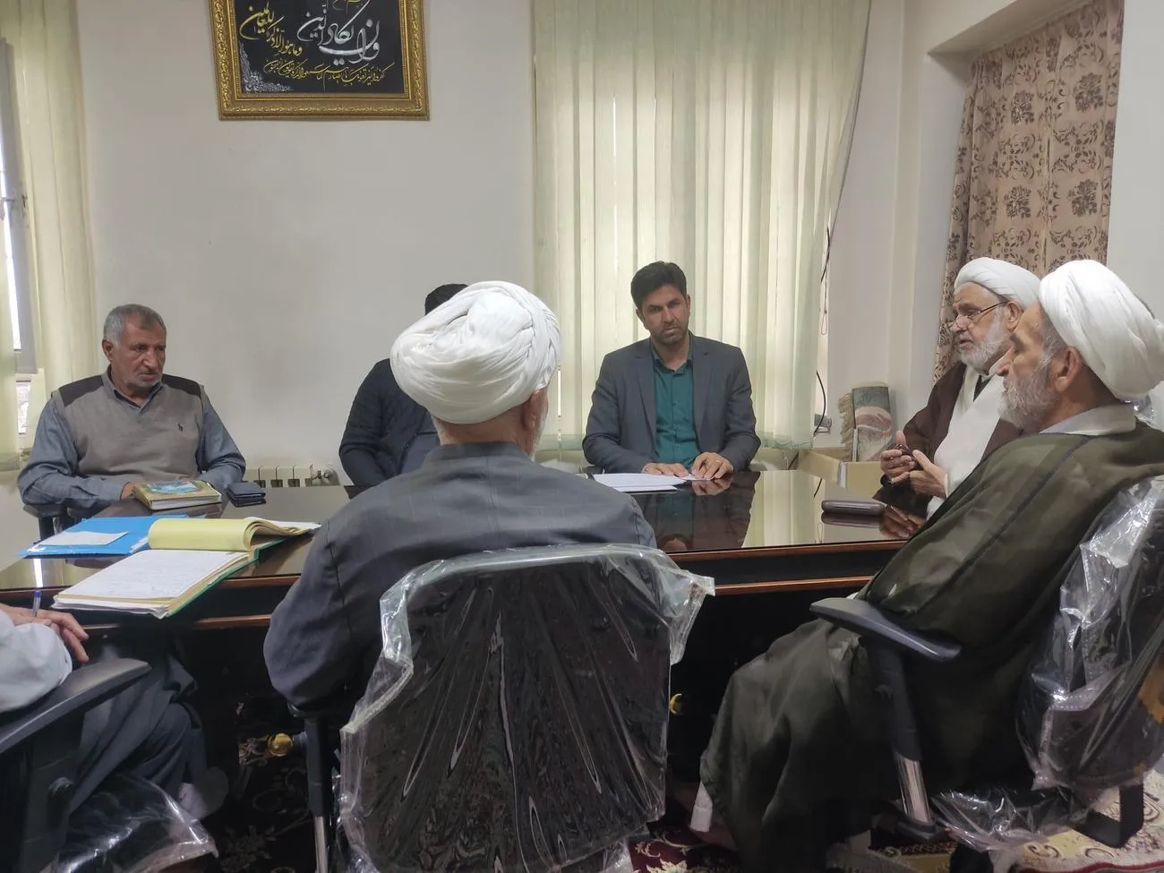 بازدید مدیر ستاد اقامه نماز استان از مسجد بین راهی باب الحوائج نی بید کرمان