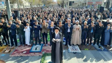 نماز عید سعید فطر در چهارمحال و بختیاری اقامه شد