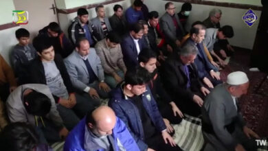 پخش نماز جماعت دبیرستان شهید بهشتی در صدا و سیمای مرکز کردستان