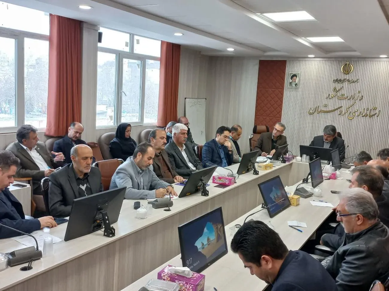 دومین جلسه ستاد اجرایی خدمات سفر نوروز ۱۴۰۴ استان کردستان برگزار شد