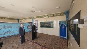 بازدید مدیر ستاد اقامه نماز منطقه کاشان از نمازخانه های بین راهی