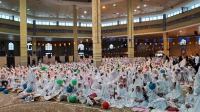 جشن تکلیف 3000 نفری دختران پایه سوم ابتدایی در ایلام برگزار شد
