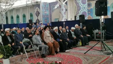 نماینده ولی فقیه استان البرز و مدیران ارشد از غرفه‌های ستاد اقامه نماز بازدید کردند