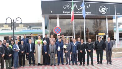 جشن تکلیف فرزندان کارکنان فرودگاه شهدای زنجان برگزار شد