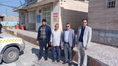 بازدید دبیر شهرستان چگنی از نمازخانه‌های مجتمع‌های رفاهی و جایگاه‌های سوخت