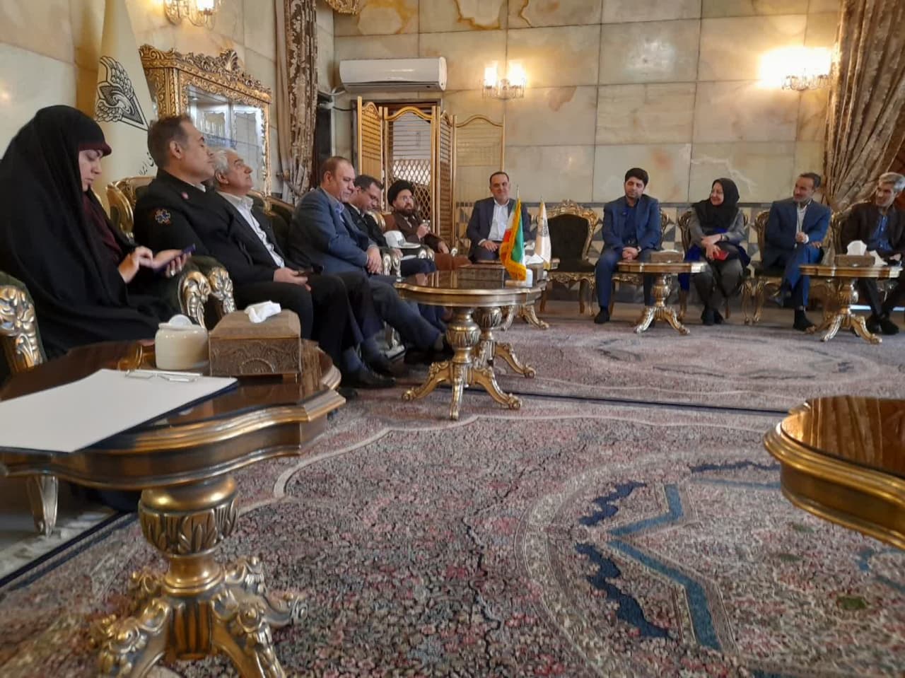بازدید رئیس کمیته خدمات سفر شهر تهران از نمازخانهی راهآهن تهران