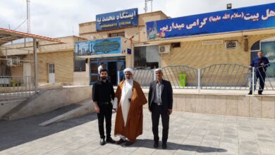 از نمازخانه ایستگاه های ریلی قم بازدید شد
