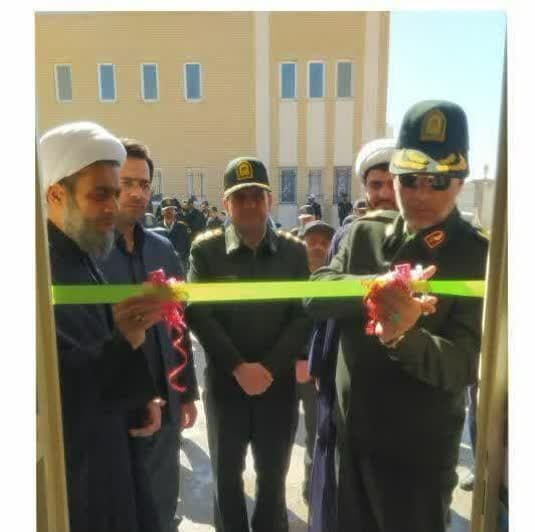 نمازخانه و حسینیه ثامن الائمه (ع) منازل سازمانی فرماندهی انتظامی شهرستان بشرویه افتتاح شد