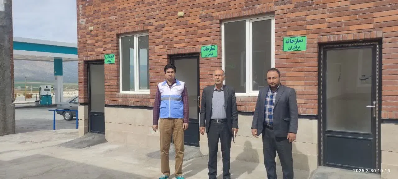 بازدید کمیته نظارت شهرستان گیلانغرب از نماز خانه های بین راهی -2