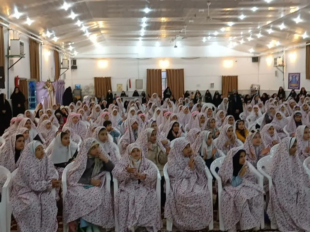 جشن روزه اولی های مدارس دخترانه شهرستان بشرویه برگزار شد