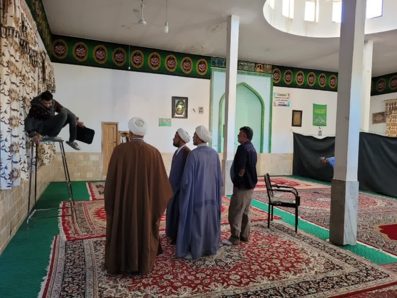 از نمازخانه ها و مساجد بین راهی شهرستان قاین بازدید شد