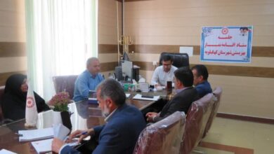 نشست دبیر ستاد اقامه نماز شهرستان کهگیلویه را رئیس وکارکنان بهزیستی برگزار شد