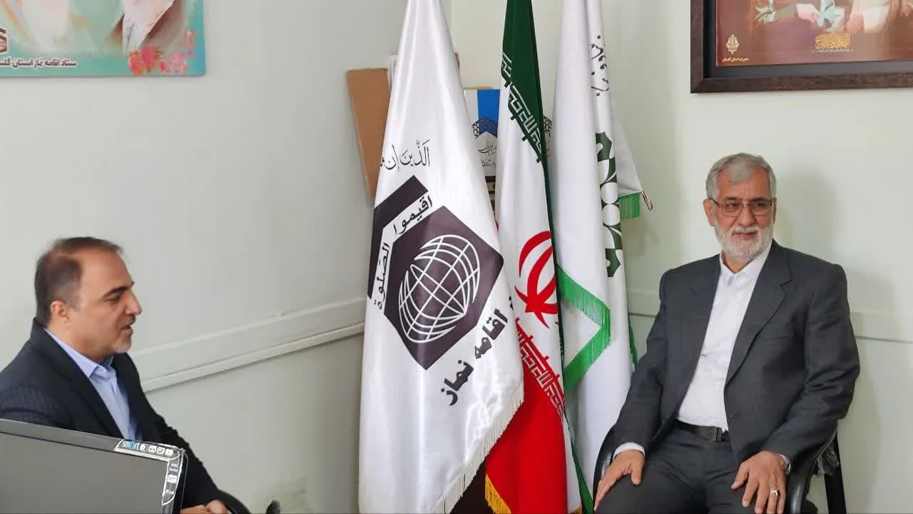 دیدار مدیرعامل آب و فاضلاب گلستان با مدیر ستاد اقامه نماز