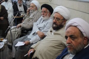 نشست صمیمی اساتید مرکز تخصصی نماز با استاد قرائتی در قم