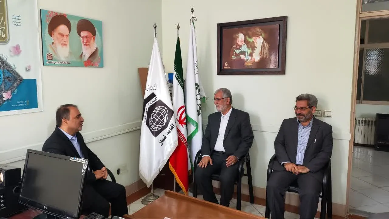 دیدار مدیرعامل آب و فاضلاب گلستان با مدیر ستاد اقامه نماز