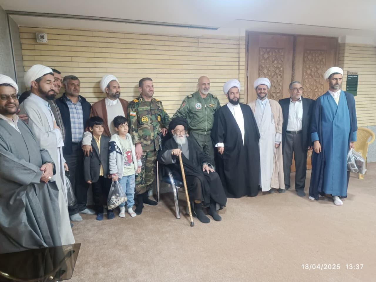 دیدار مدیر ستاد با آیت الله آل هاشم تبریز