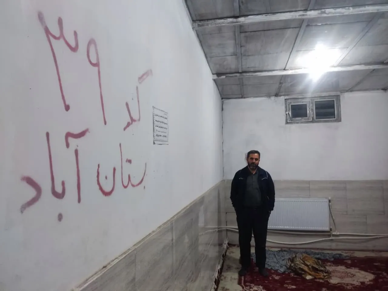 بازدید از نمازخانه های بین راهی بستان آباد