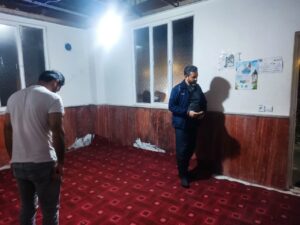 بازید از نمازخانه های بین راهی شهرستان بستان آباد