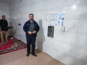 بازید از نمازخانه های بین راهی شهرستان بستان آباد