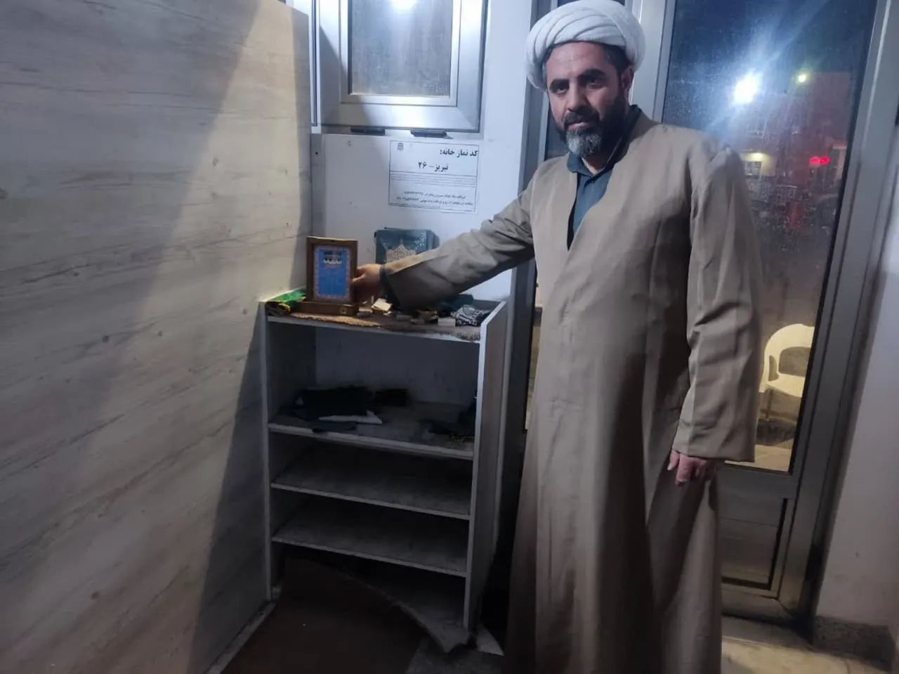 بازید از نمازخانه های بین راهی شهرستان بستان آباد