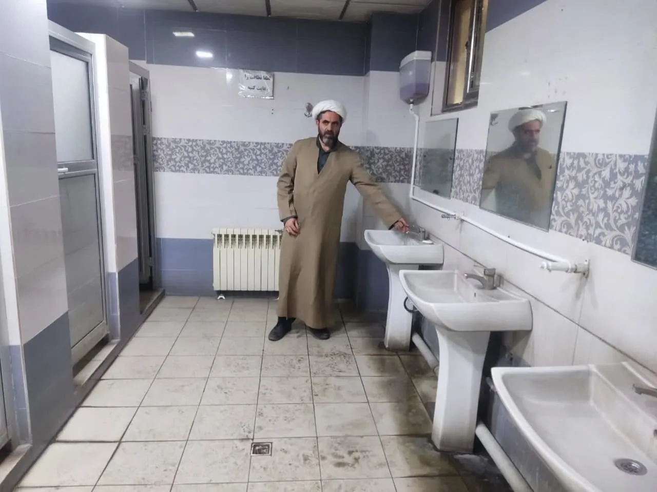 بازید از نمازخانه های بین راهی شهرستان بستان آباد