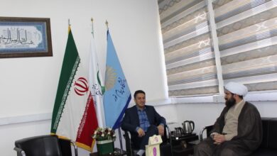 مدیر ستاد اقامه نماز استان مرکزی با رئیس دانشگاه پیام نور دیدار کرد