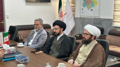 مدیر ستاد اقامه نماز استان مرکزی با مدیر عامل جمعیت هلال احمر دیدار کرد