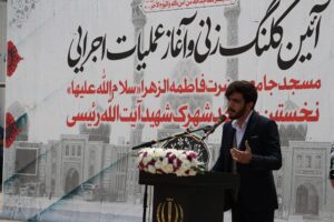 آیین کلنگ زنی اولین مسجد نهضت ملی مسکن قم برگزار شد